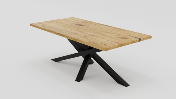 Metal i drewno w harmonijnym połączeniu