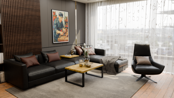 prostokątny stolik kawowy