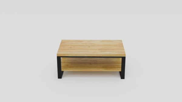 Kwadratowy stolik w stylu skandynawskim