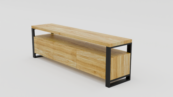 Elegancka szafka z widocznym usłojeniem drewna