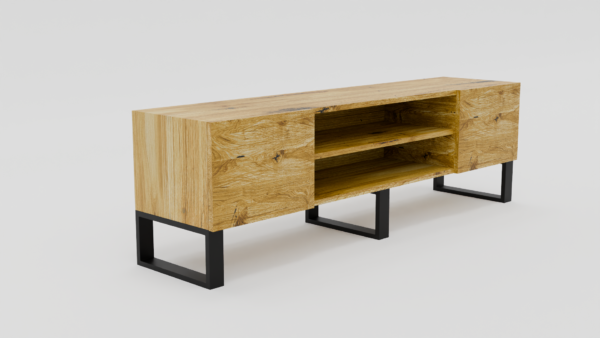 Funkcjonalna szafka z otwartą półką