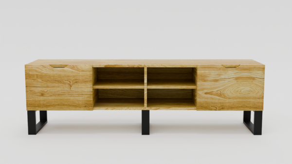 Stolik telewizyjny o solidnej konstrukcji