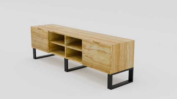 Niski mebel do przechowywania i ekspozycji