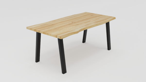 Stół o prostym i eleganckim wyglądzie