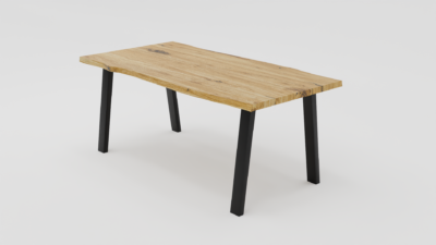 Blat stołu z pięknym usłojeniem drewna