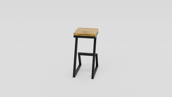 Wysoki stołek w stylu loftowym