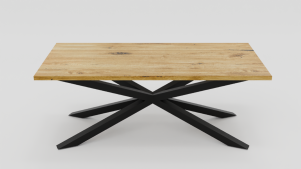 Stabilna metalowa podstawa w nowoczesnym stylu