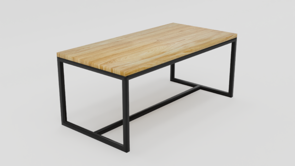 Metalowa podstawa stołu w kształcie prostokąta