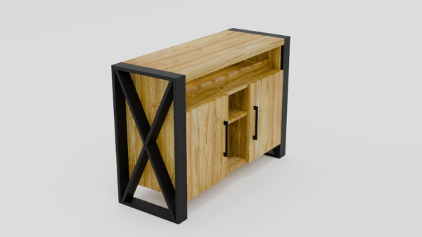 Funkcjonalna szafka z miejscem na butelki