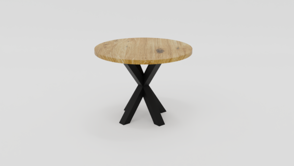 sękowy okrągły stolik kawowy