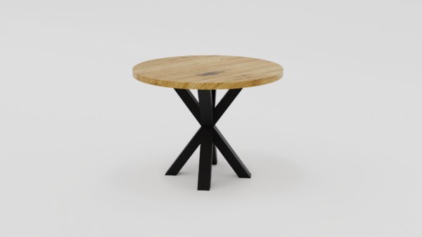 sękowy okrągły stolik kawowy