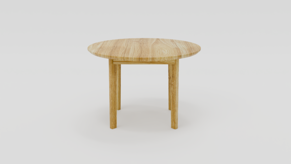 stół okrągły drewniany bez sęków