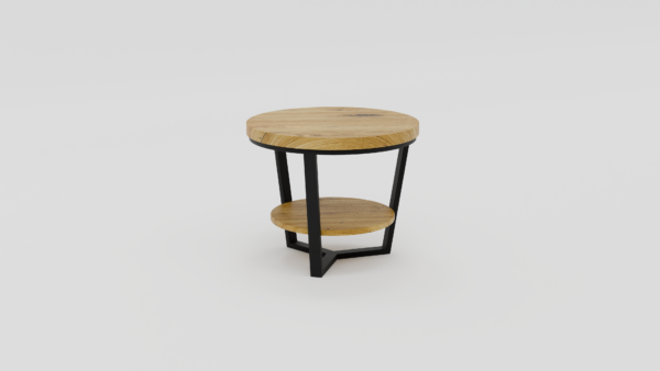 stolik kawowy z sękami z litego drewna nr 12