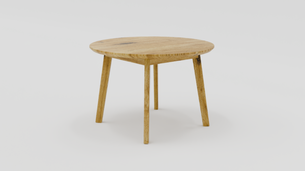 stół okrągły drewniany