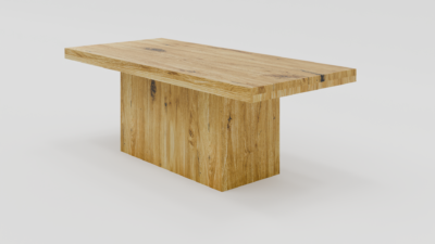 stół prostokątny drewniany dębowy