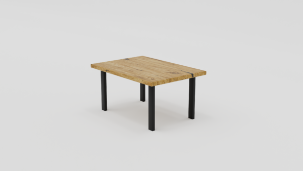 stolik prostokątny z litego drewna nr 1d