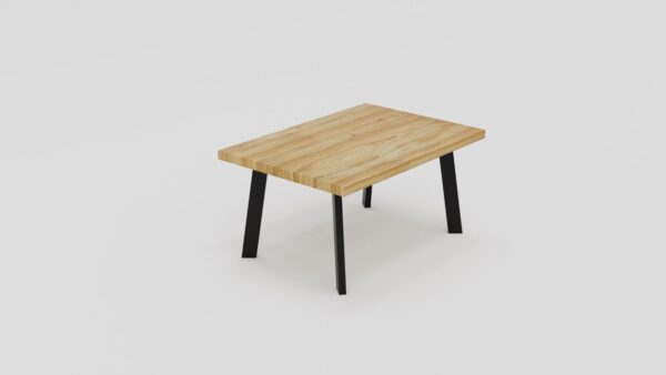 kawowy stolik na metalowych nogach 1e