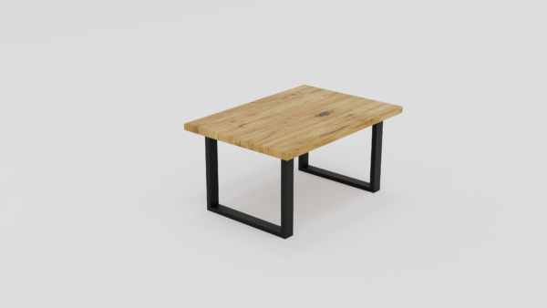 prostokątny stolik kawowy z sękami