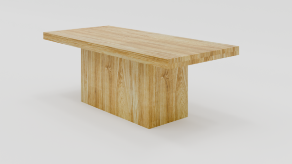 stół drewniany prostokątny z litego drewna