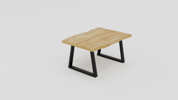 stolik 1c - kawowy prostokątny z litego drewna dębowego