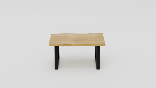 stolik 1c - prostokątny z drewna dębowego bezsęczny