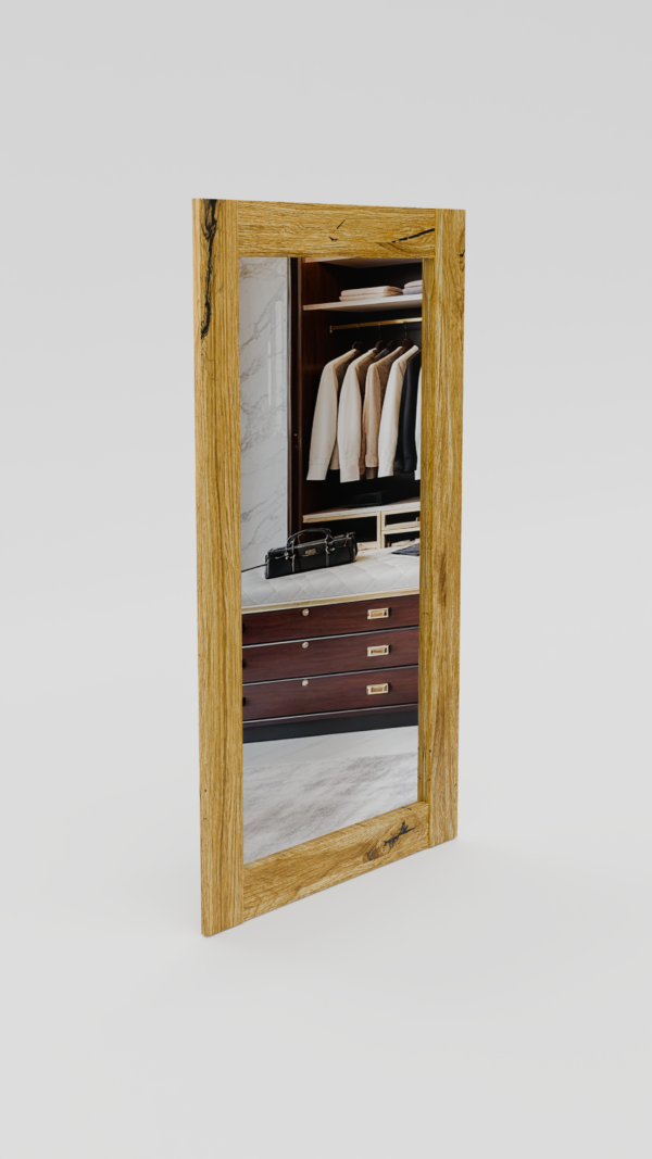 lustra w drewnianej ramie - nr 2