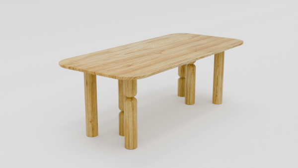 stół drewniany podłużny bezsęczny - 17