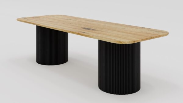 stół z drewnianym blatem - 16