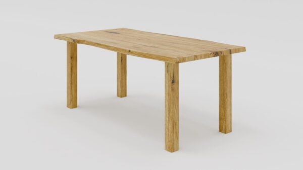 Prostokątny stół z drewna dębowego | Stół 18 - obrazek 4