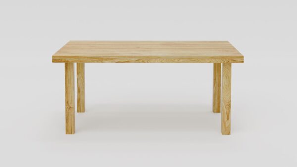 Prostokątny stół drewniany z masywnym blatem | Stół 19 - obrazek 4