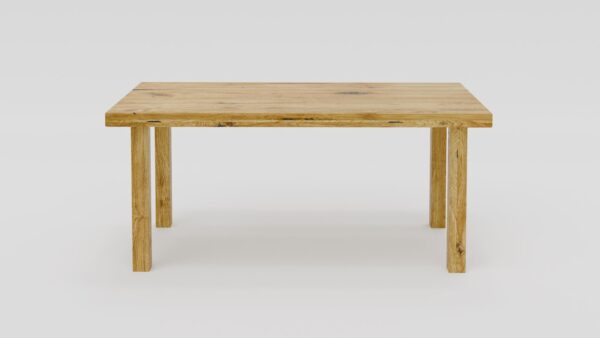 Prostokątny stół drewniany z masywnym blatem | Stół 19 - obrazek 7