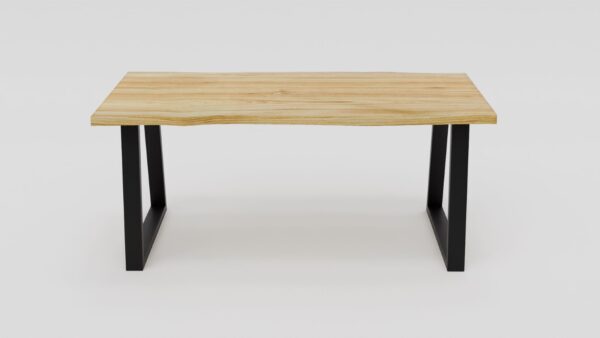 Industrialny stół dębowy na stalowych nogach | Stół 2B - obrazek 3