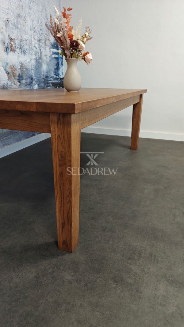 Klasyczny stół rozsuwany z drewna dębowego | Stół 21 - obrazek 7