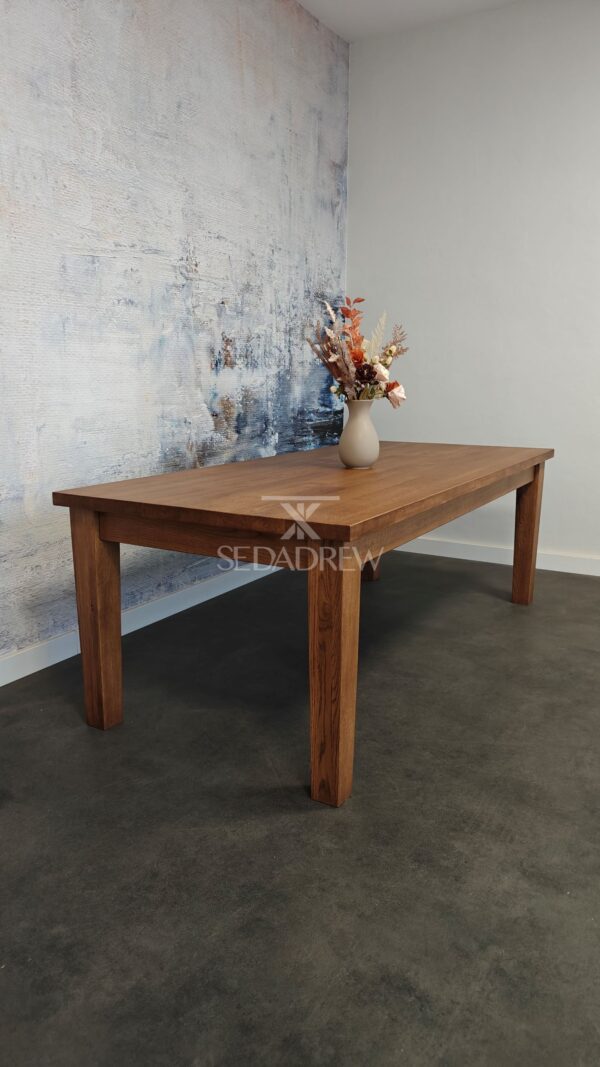 Klasyczny stół rozsuwany z drewna dębowego | Stół 21 - obrazek 11