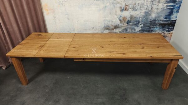 Klasyczny stół rozsuwany z drewna dębowego | Stół 21 - obrazek 13